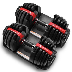MAXPRO MAXBELL 2.5 Kg- 24 Kgs Adjustable Dumbbell Set of 2,15-in-One Weights Training